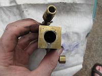  Not much to see in this picture. Measuring the bore end, it is +.002 larger side to side and +.006 top to bottom.